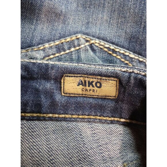 Silver Jeans Ladies 28 Aiko Capri‎ Classic Wash - Picture 6 of 9